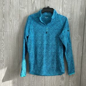 Fleece lightweight pullover jacket, ladies Large